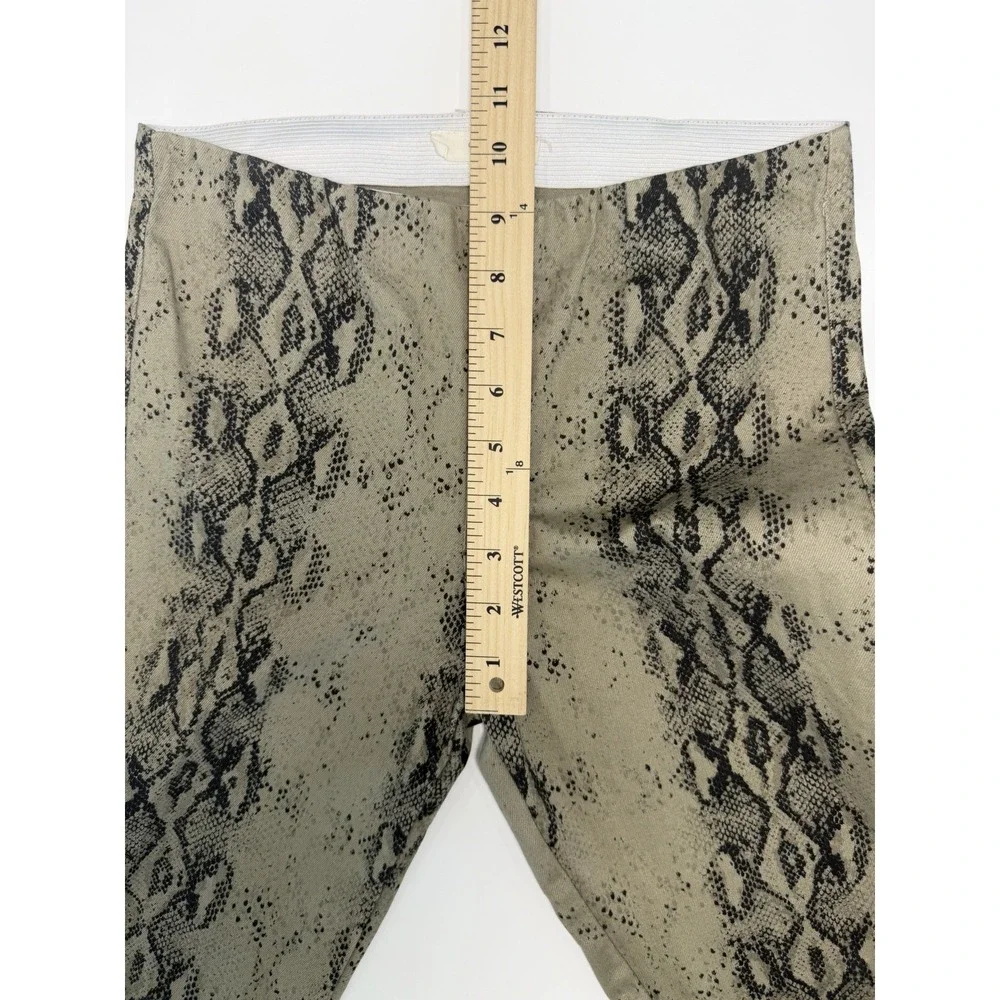 Easel Los Angeles Women's Snakeskin Stretch Skinny‎ Pants Size Small
